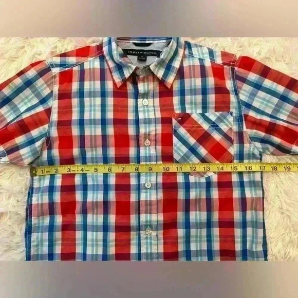 Tommy Hilfiger button down boy shirt (i2) - Picture 5 of 7